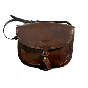 Gianni Conti crossbody Italian leather bag